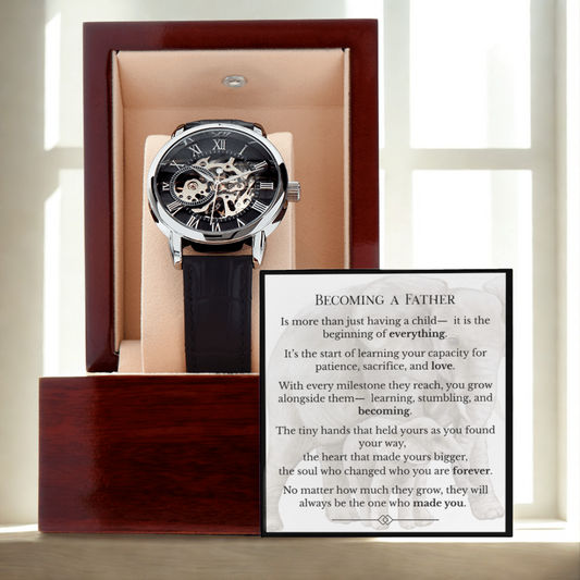 Becoming a Father - Openwork Automatic Watch