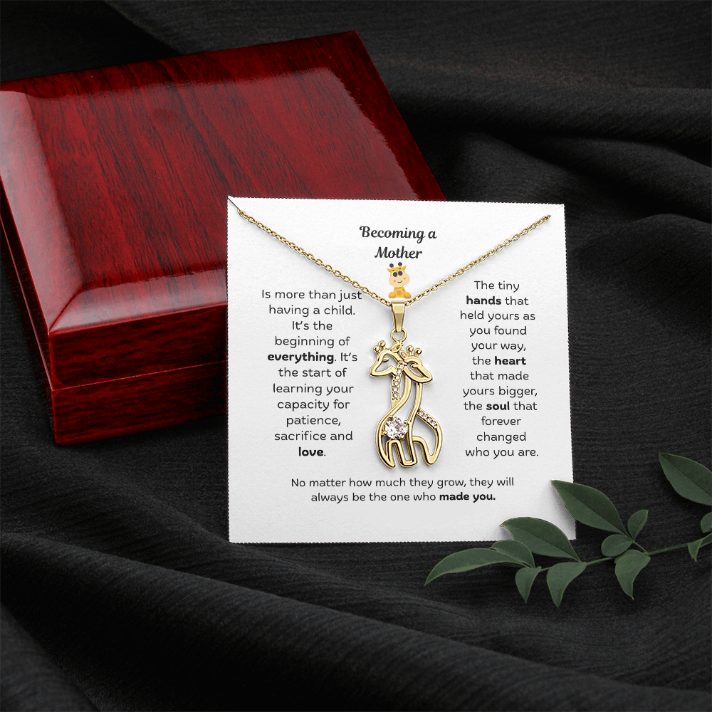 Giraffe Necklace - Becoming a Mother