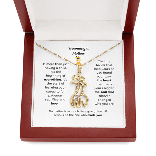 Giraffe Necklace - Becoming a Mother