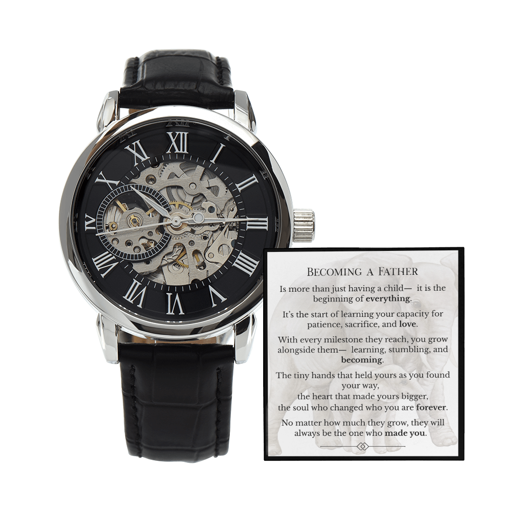 Becoming a Father - Openwork Automatic Watch