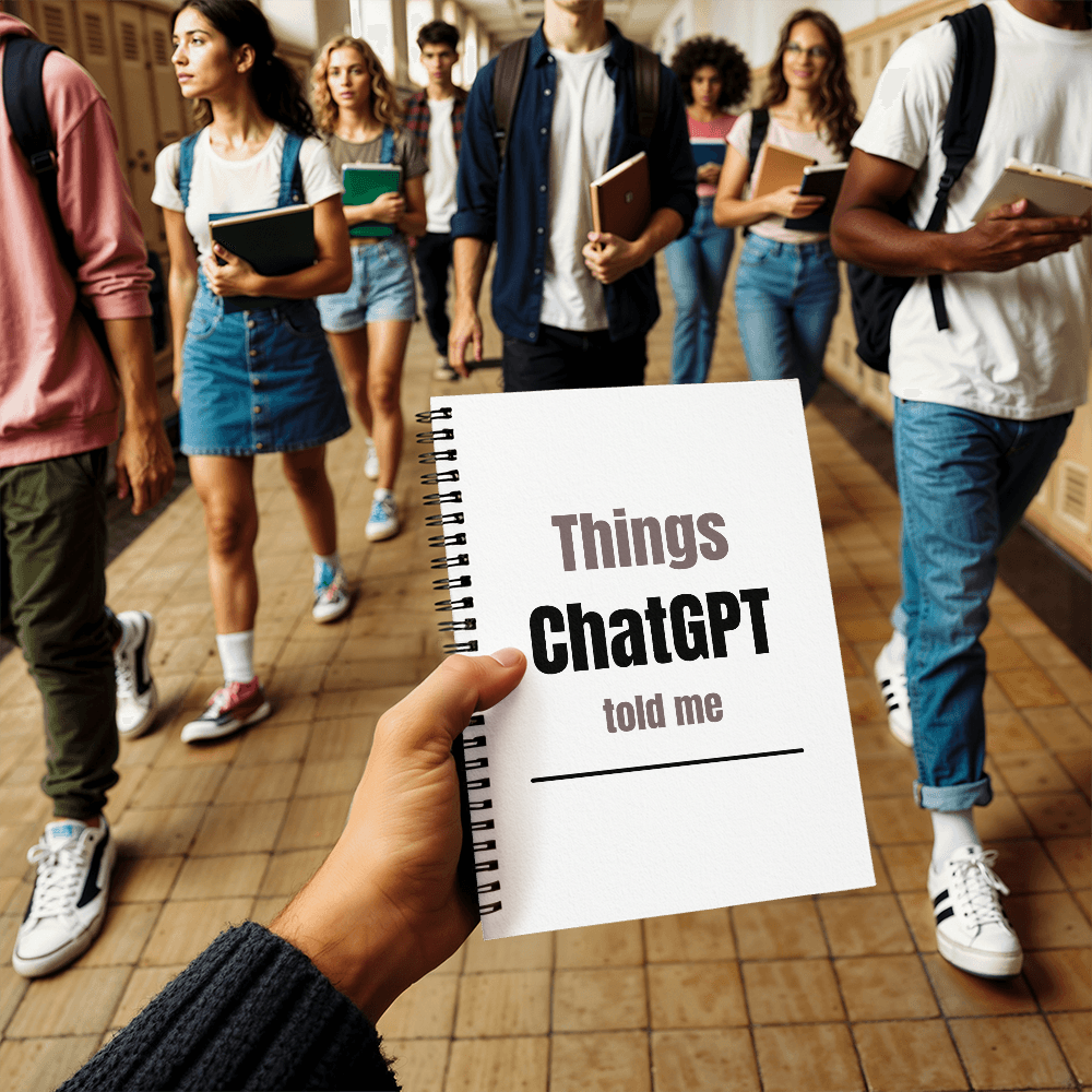 Things ChatGPT Told Me - Spiral Notebook