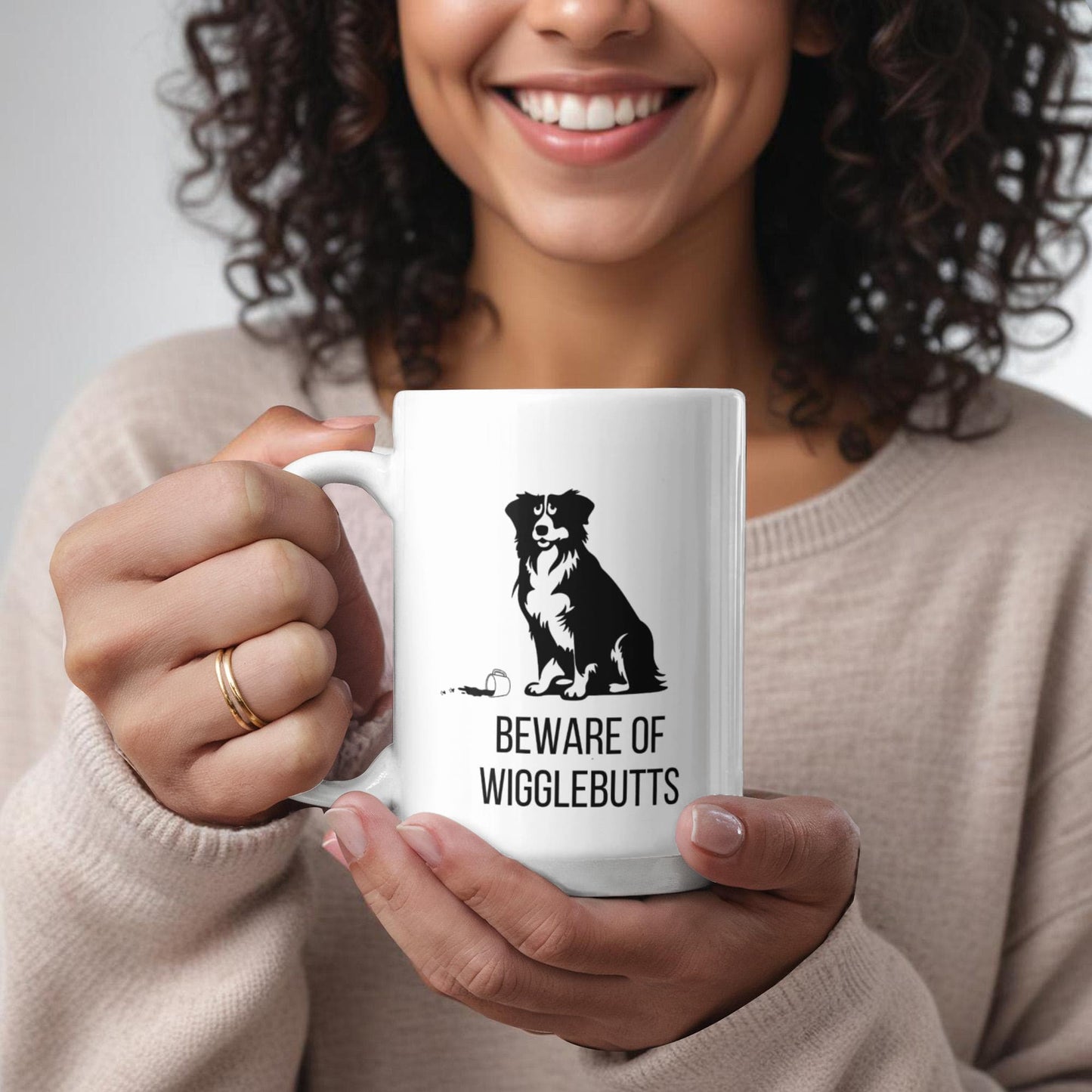 Beware of Wigglebutts - Mug for Dog Lovers