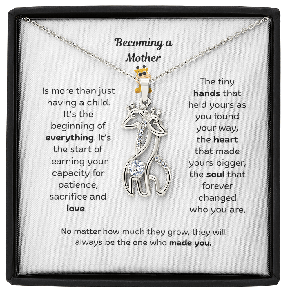 Giraffe Necklace - Becoming a Mother