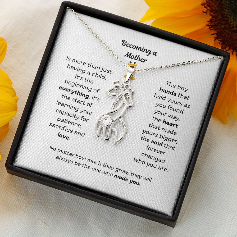 Giraffe Necklace - Becoming a Mother