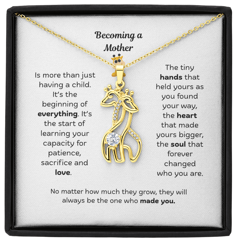 Giraffe Necklace - Becoming a Mother